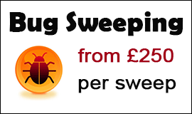 Bug Sweeping Cost in Kingswinford